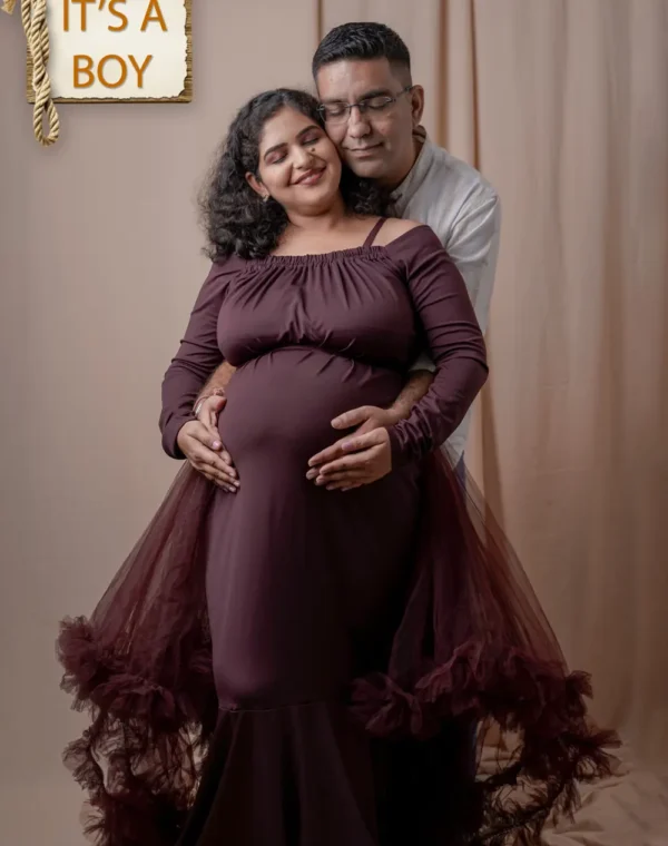 Maternity photoshoot in Ahmedabad at Bappaz Kids Studio, session 1